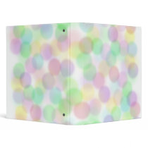 Pastel Dots Vinyl Binder