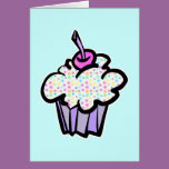 pastel dots cupcake
