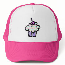 pastel dots cupcake hats