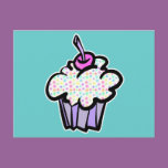pastel dots cupcake
