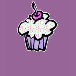 pastel dots cupcake
