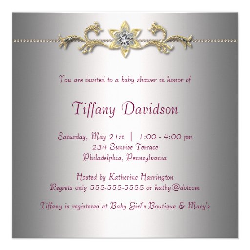 Pastel Dots Princeess Baby Shower Custom Invites