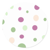 Pastel Dots stickers
