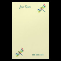 Pastel Dragonfly Stationery stationery