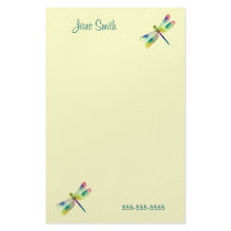 Pastel Dragonfly Stationery