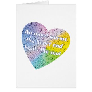 Pastel Droplets Angel Heart
