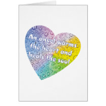 Pastel Droplets Angel Heart Card by karmasherbs Pastel Droplets Angel Heart Card