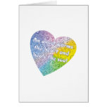 Pastel Droplets Angel Heart Card Pastel Droplets Angel Heart Card