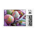 Pastel Easter Eggs Postage Stamp
