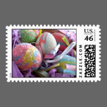Pastel Easter Eggs stamps