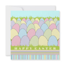 Pastel Eggs Easter Invitation