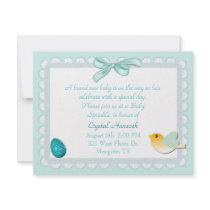 Pastel Eyelet Sweet Baby Sprinkle Invitation