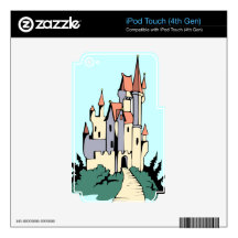 Pastel Fairytale Castle Skin For iPod Touch 4G