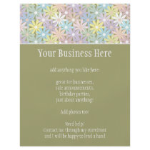 Pastel Floral Flyer