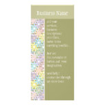 Pastel Floral Rack Card