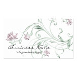 Pastel Floral/Vine Design Branch Business Card