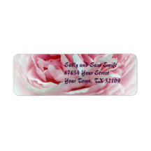 Pastel Flower Custom Return Address Label