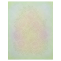 Pastel Flower Design Letterhead Template