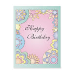 Pastel Flower Design