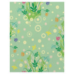 pastel flowers abstract personalized flyer