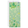 pastel flowers abstract rack card design