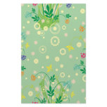 pastel flowers abstract custom stationery