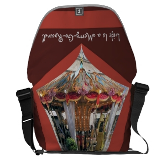 Pastel & Gold Floral Italian Carousel Pentagon