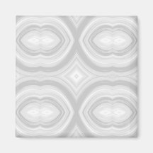 Pastel Gray Abstract Pattern. Magnet