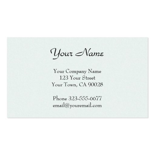 Pastel Green texture Business Cards (front side)