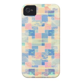 Pastel Grunge French Tile iPhone 4 Cover