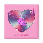Pastel Heart Magnet