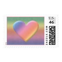 Pastel Heart postage by niagaragirl Pastel Heart postage