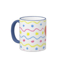 Pastel Heart with waves Mug