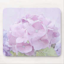 Pastel Hydrangea Flowers Mousepad