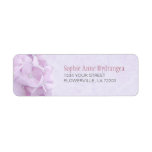 Pastel Hydrangea Flowers Return Address Labels