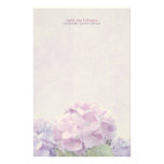 Pastel Hydrangeas Personalizable Stationery