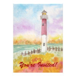Pastel Lighthouse Invitation, You're Invited!