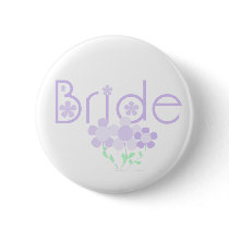 Pastel Lilac Flowers Bride buttons