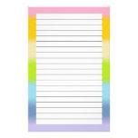Pastel Lined Stationery