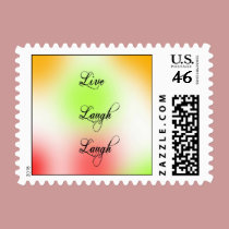 Pastel Live, Laugh, Love stamps