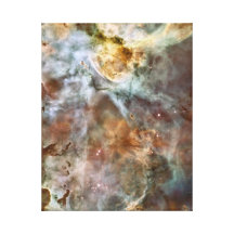 Pastel Marble in the Carina Nebula Gallery Wrapped Canvas