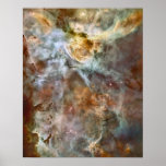 Pastel Marble in the Carina Nebula Poster