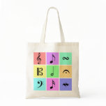 pastel music symbols bags