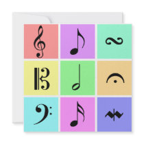 pastel music symbols invitations by inkles pastel music symbols invitations