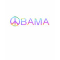 Pastel Obama Peace Symbol Design t-shirts