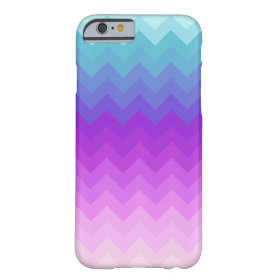 Pastel Ombre Chevron Pattern Barely There iPhone 6 Case