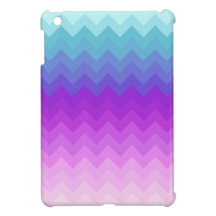 Pastel Ombre Chevron Patttern iPad Mini Covers