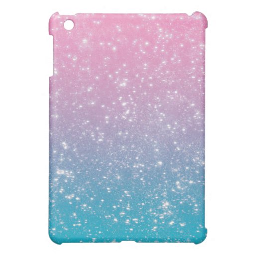 Pastel Ombre Glitter iPad Mini Case Zazzle