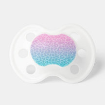 Pastel Ombre Leopard Pacifier