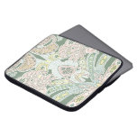 pastel ornate abstract art nouveau design laptop computer sleeves